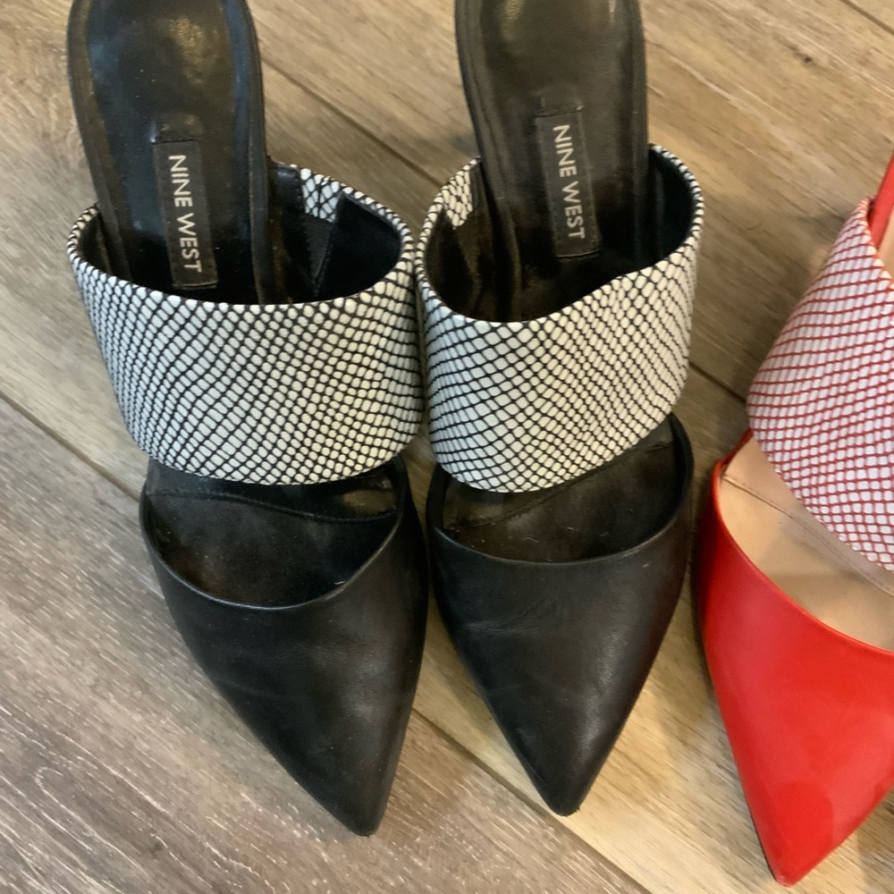 Nine West Set Of Two Heels. Size 7.5 - image 2